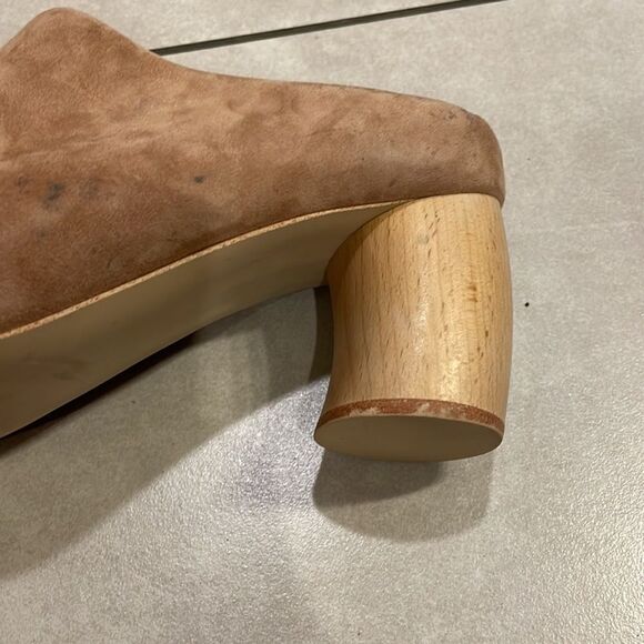 JEFFERY Campbell woman’s light tan suede mules - Picture 8 of 10